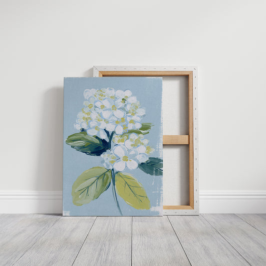 Hydrangea Against Sky Blue