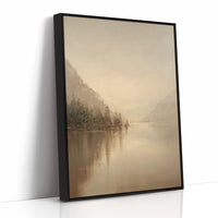 Mist Lingers Over Still Waters