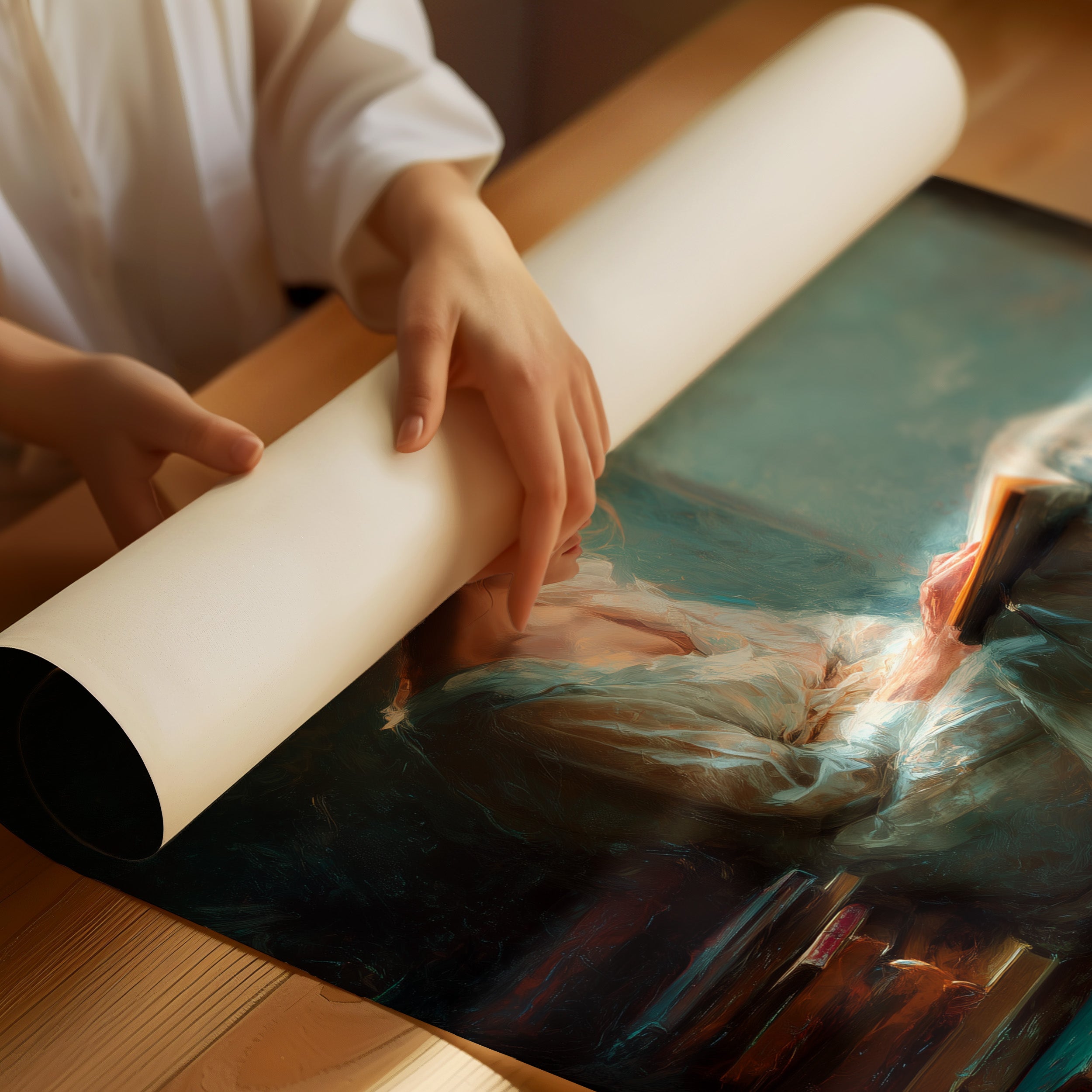 Between Pages And Window Light