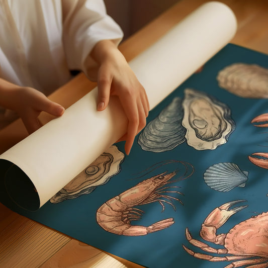 Shell Yeah: Vintage Seafood Chart