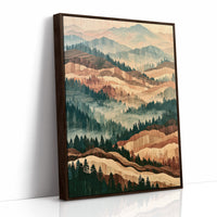 Misted Valley in Marquetry