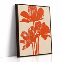 Bright Orange Bloom Trio