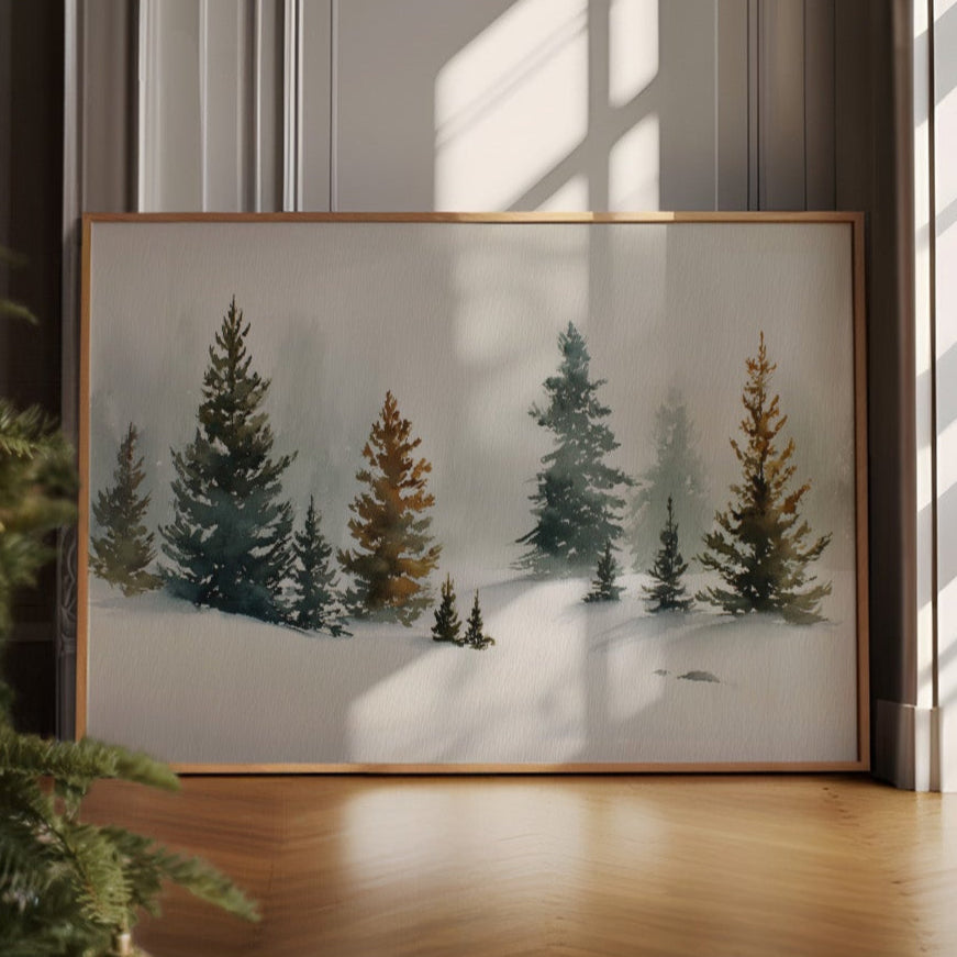 Winter Pines Paint December's Song