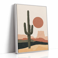Muted Sun, One Very Composed Cactus