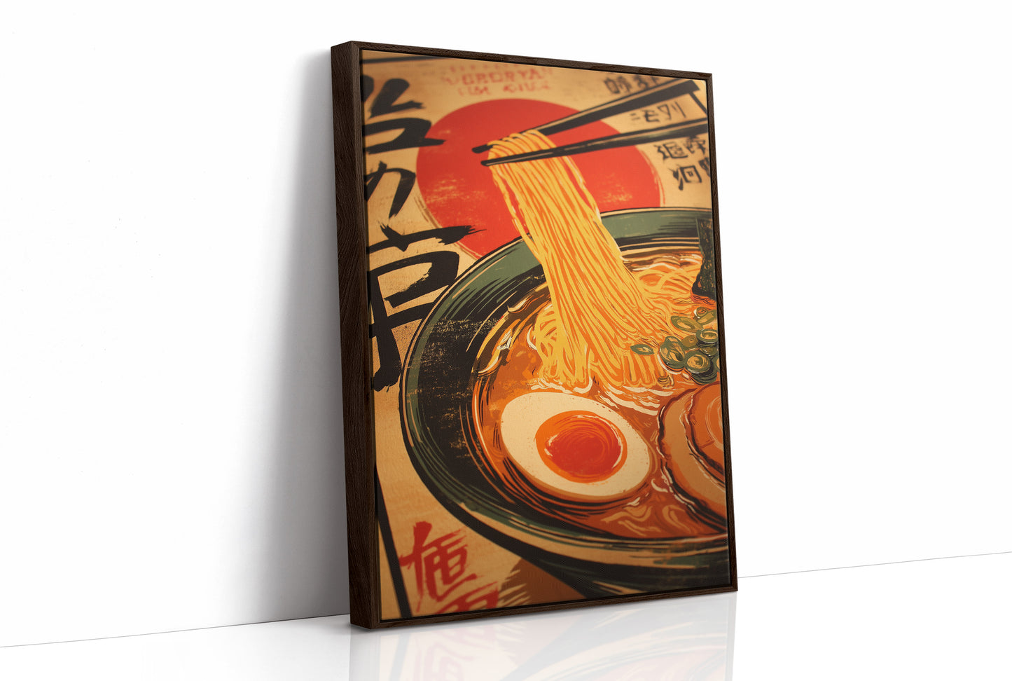 Golden Noodles Dance In Sunset Bowl