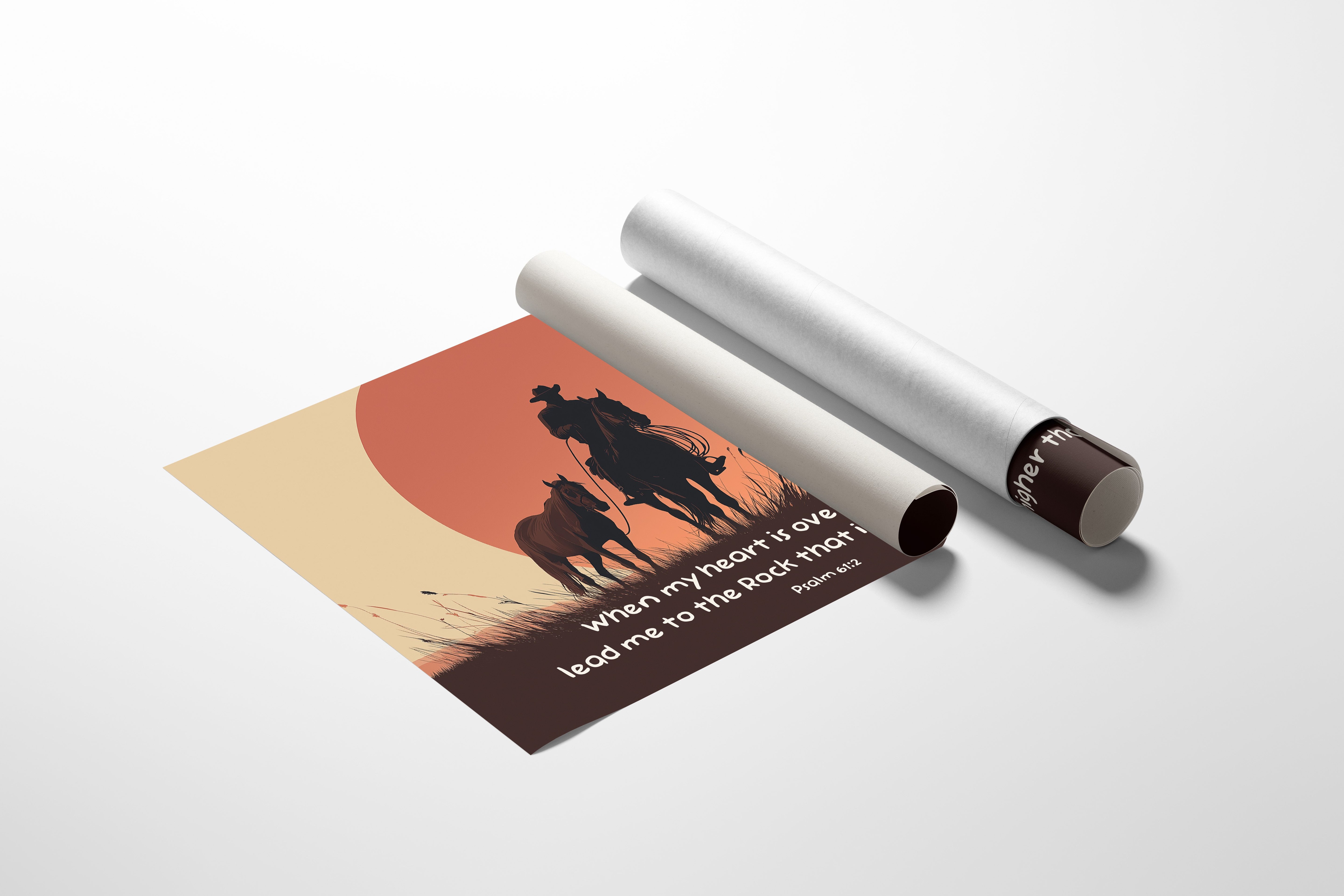 Faith Rides The Crimson Horizon