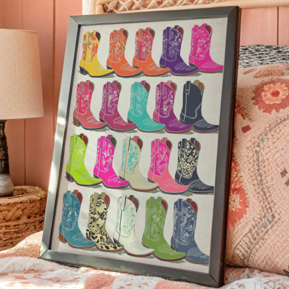Rainbow Boots Paint Desert Stories