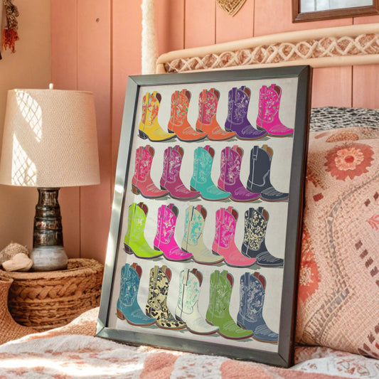 Rainbow Boots Paint Desert Stories