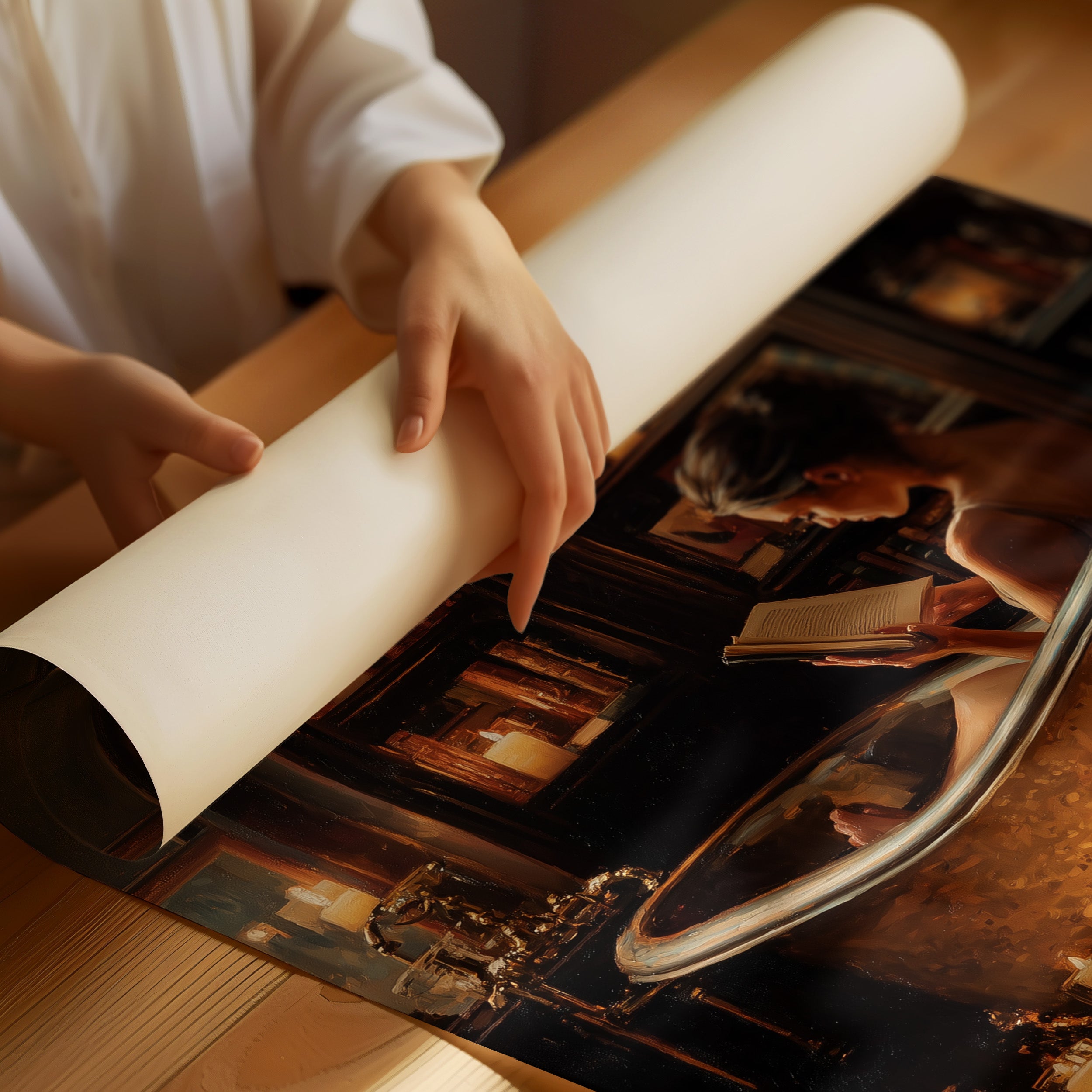 Candlelit Chapters Between Copper Walls
