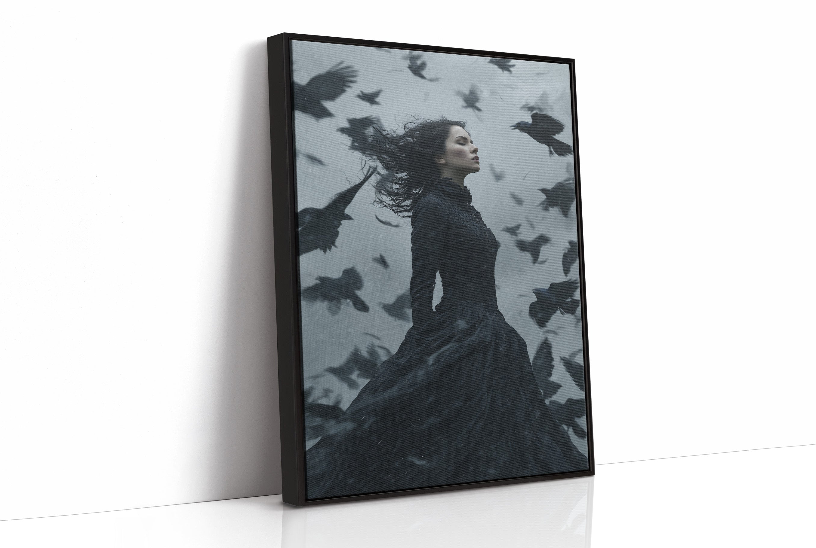 Ravens Dance At Dusk