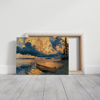 Canoe, Sky on Fire