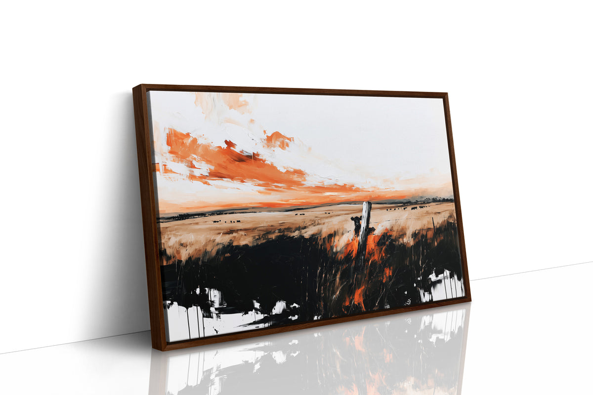 Embers Over the Grazing Fields