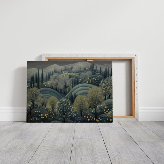 Fireflies Dance Through Tuscan Hills