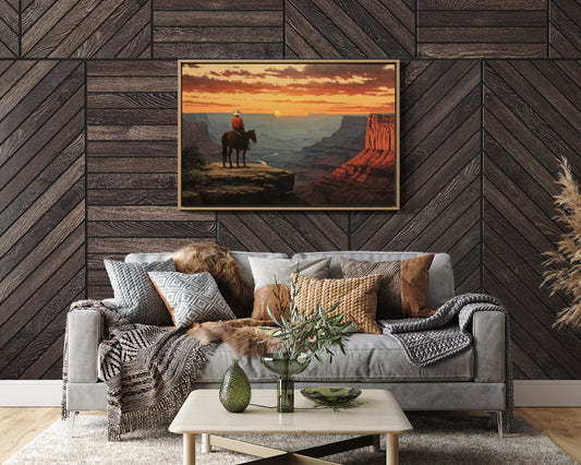 The Last Light Over Canyon's Edge