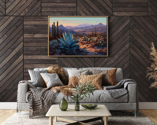 Blue Agave Greets Mountain Dawn