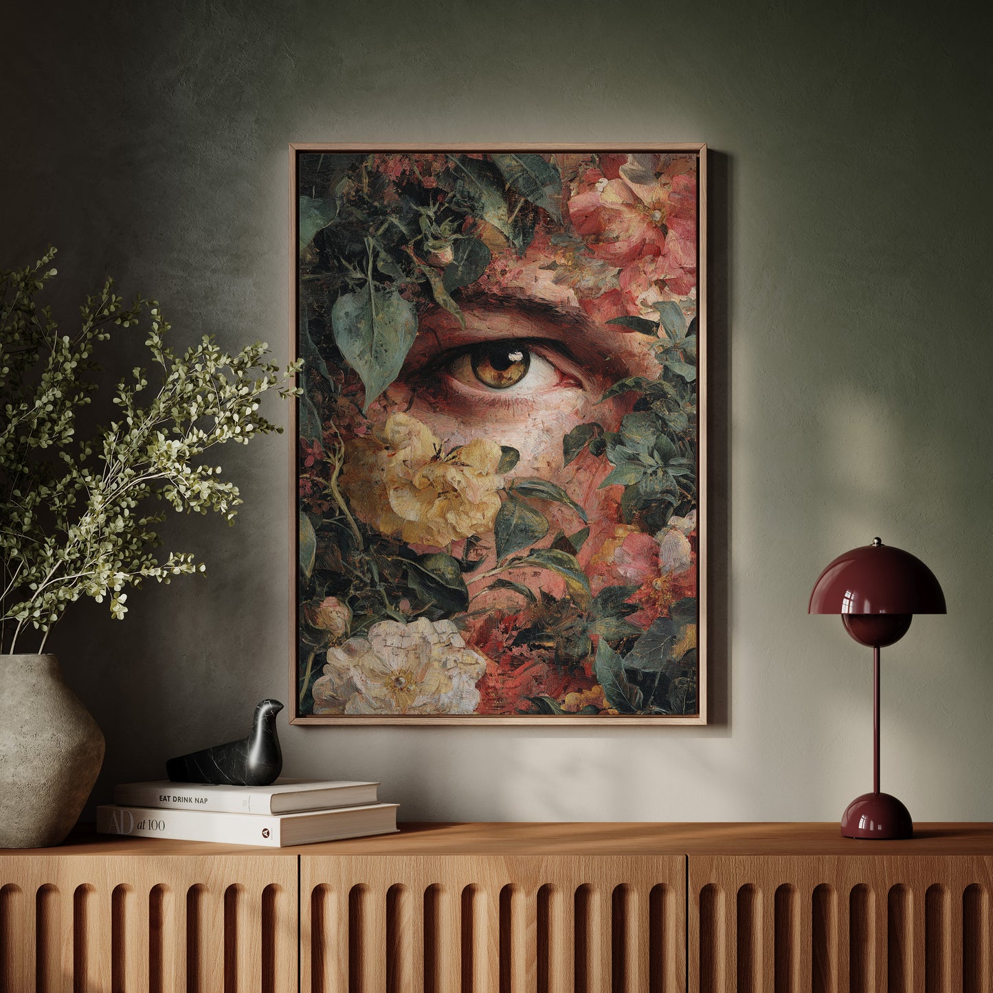 Where Eyes Meet Petals' Embrace