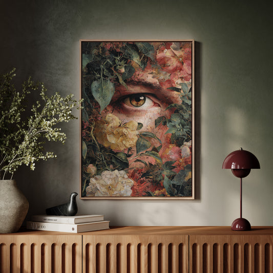 Where Eyes Meet Petals' Embrace