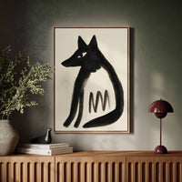 Midnight Fox Speaks Ancient Signs