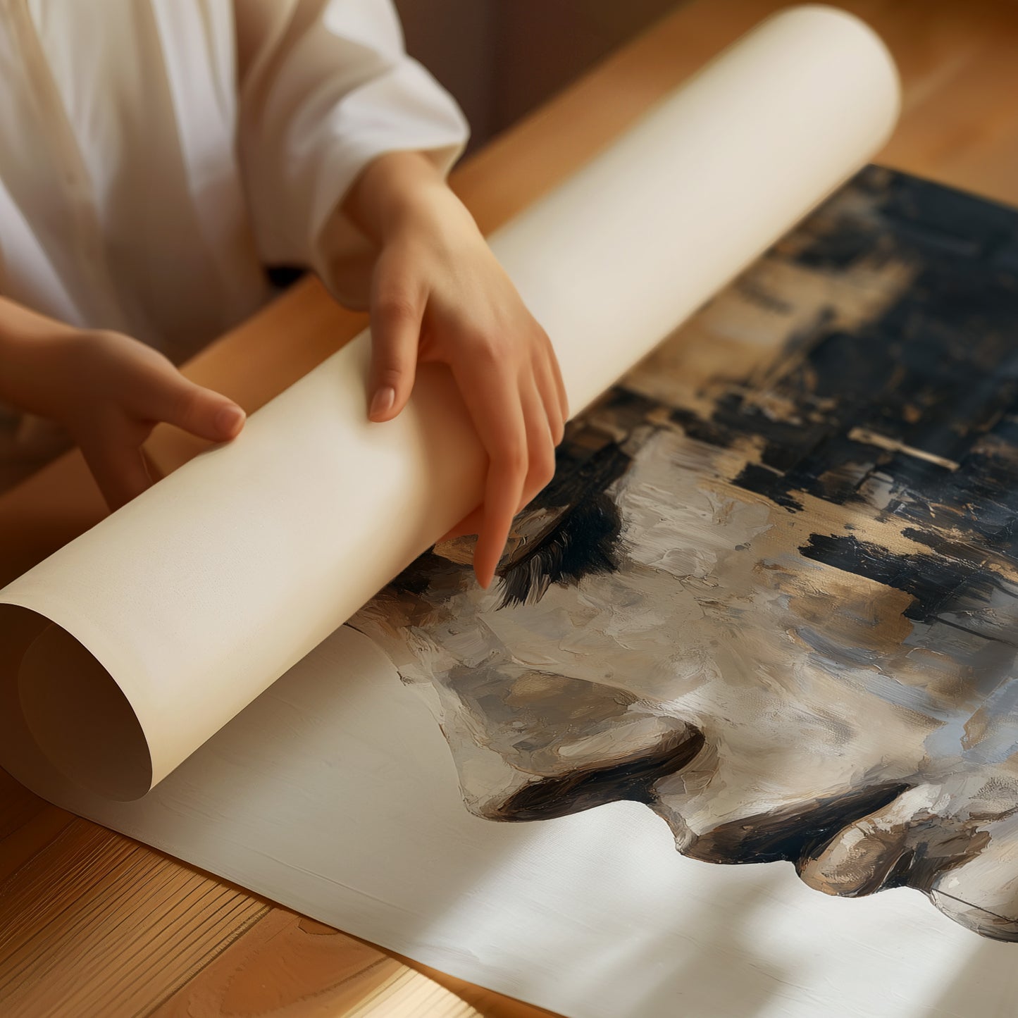 Memory Fades Into Brushstrokes