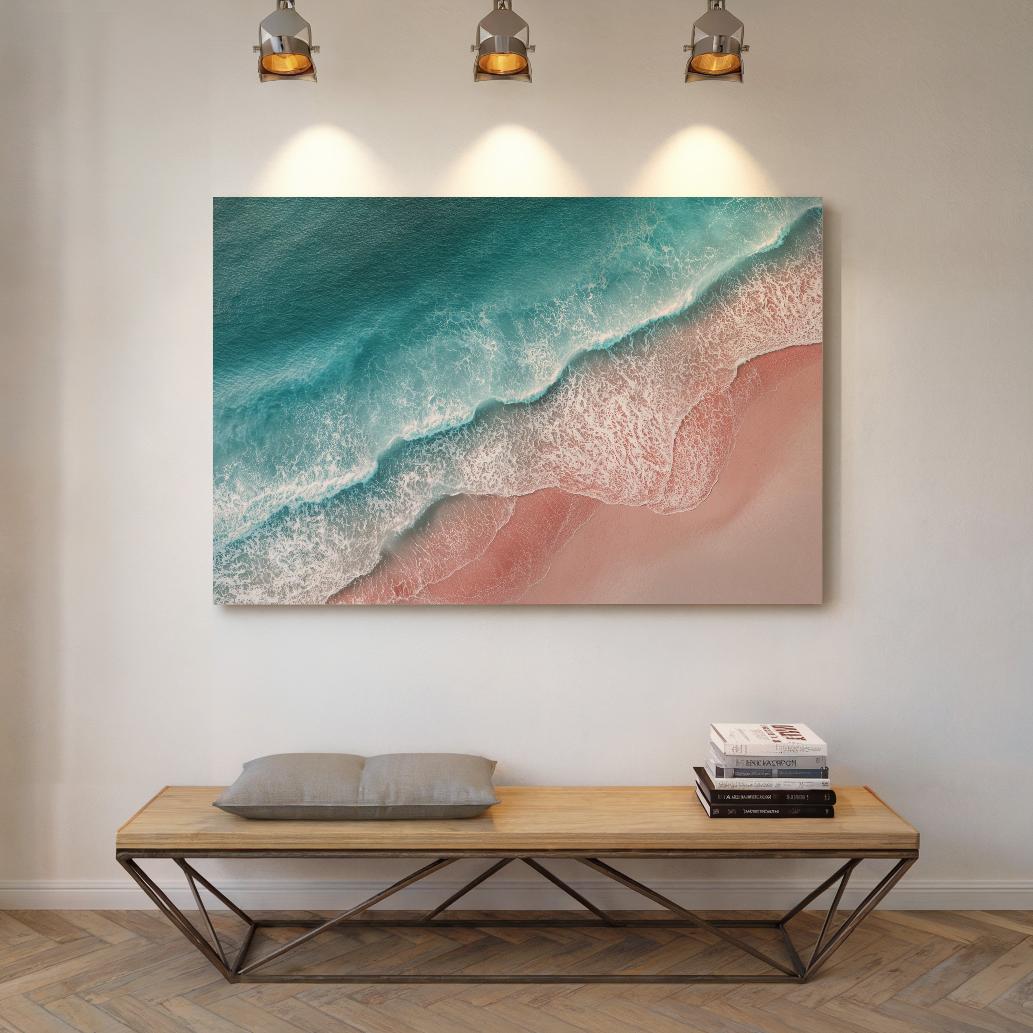 Tides Crafting Their Own Canvas