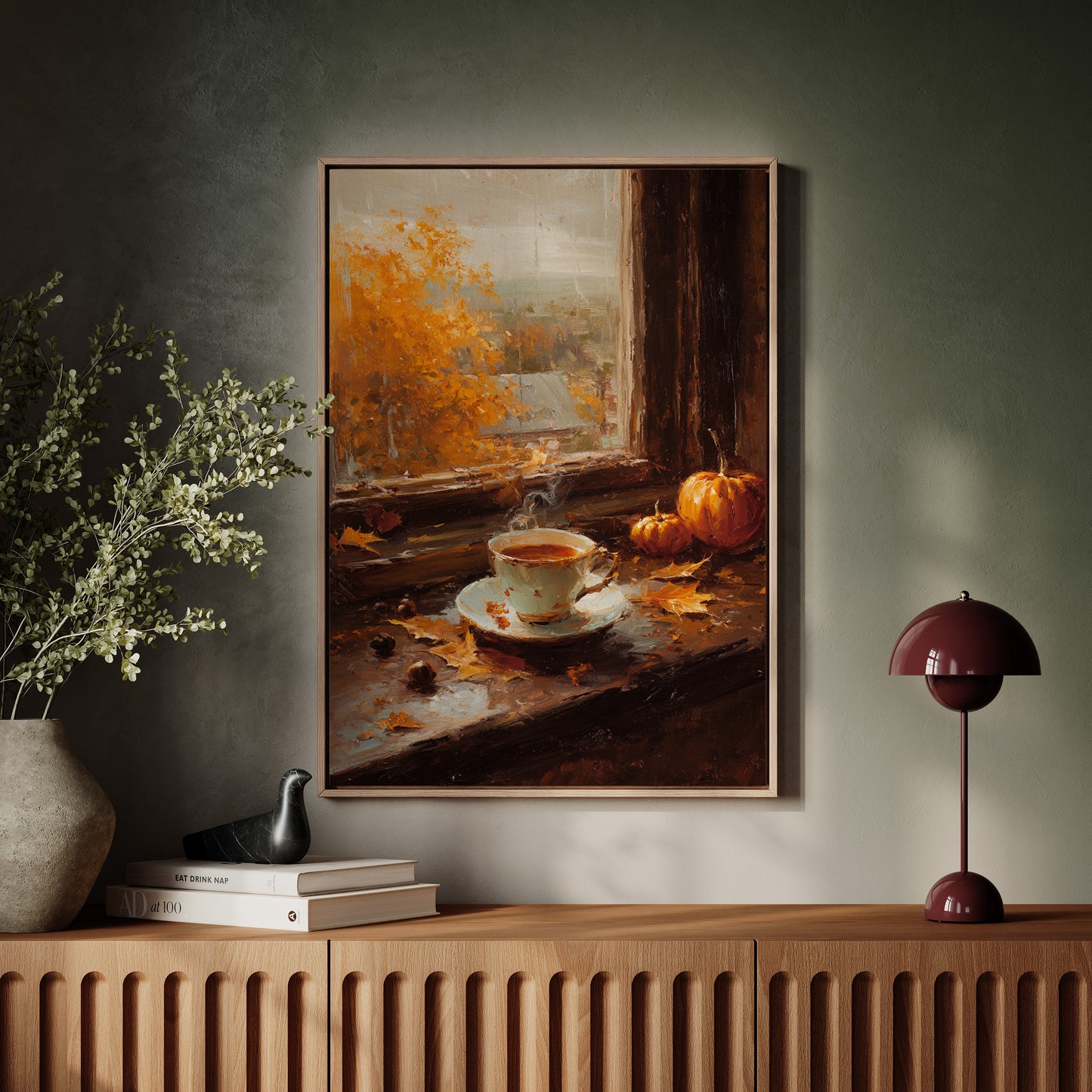 Autumn Sips and Golden Leaves