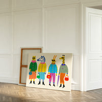 The Fashion Herd – Stylish Animal Friends Wall Art