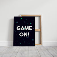 Game On Neon Gamer Art