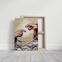 Pixelated Connection: The Digital Tapestry