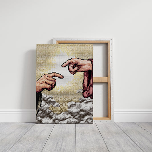 Pixelated Connection: The Digital Tapestry