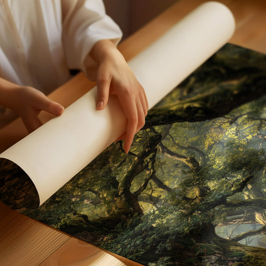 Ancient Oaks Guard Silent Passage