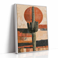 Textured Saguaro Sun Collage