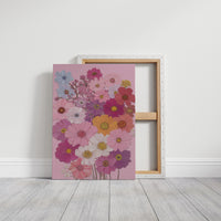 Blush Garden: A Symphony of Pressed Petals