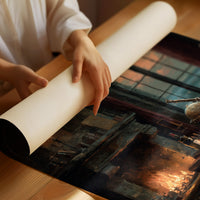 The Astronomer's Study at Dusk