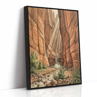 Desert Canyon Waterfall