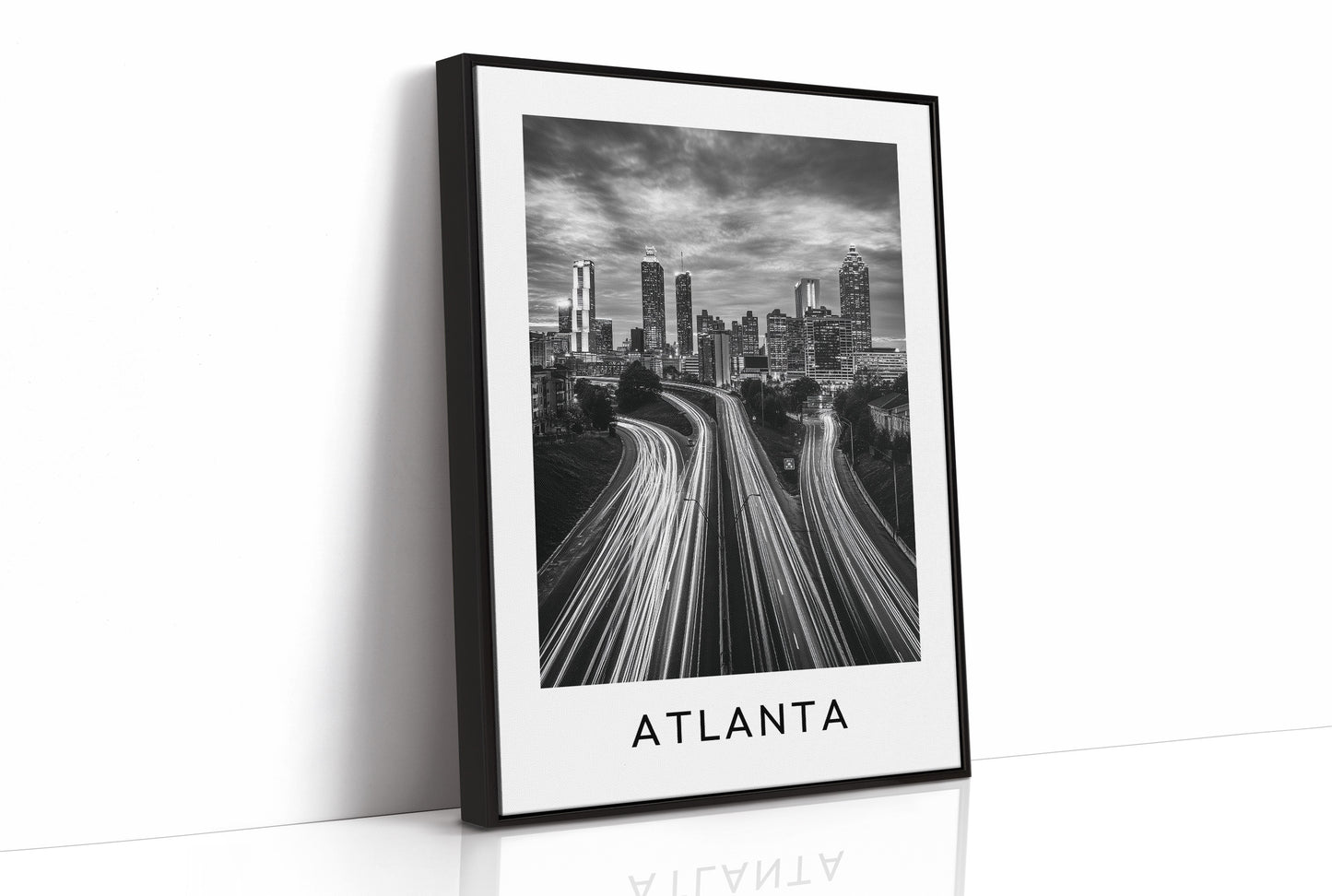 Light Trails Into Downtown