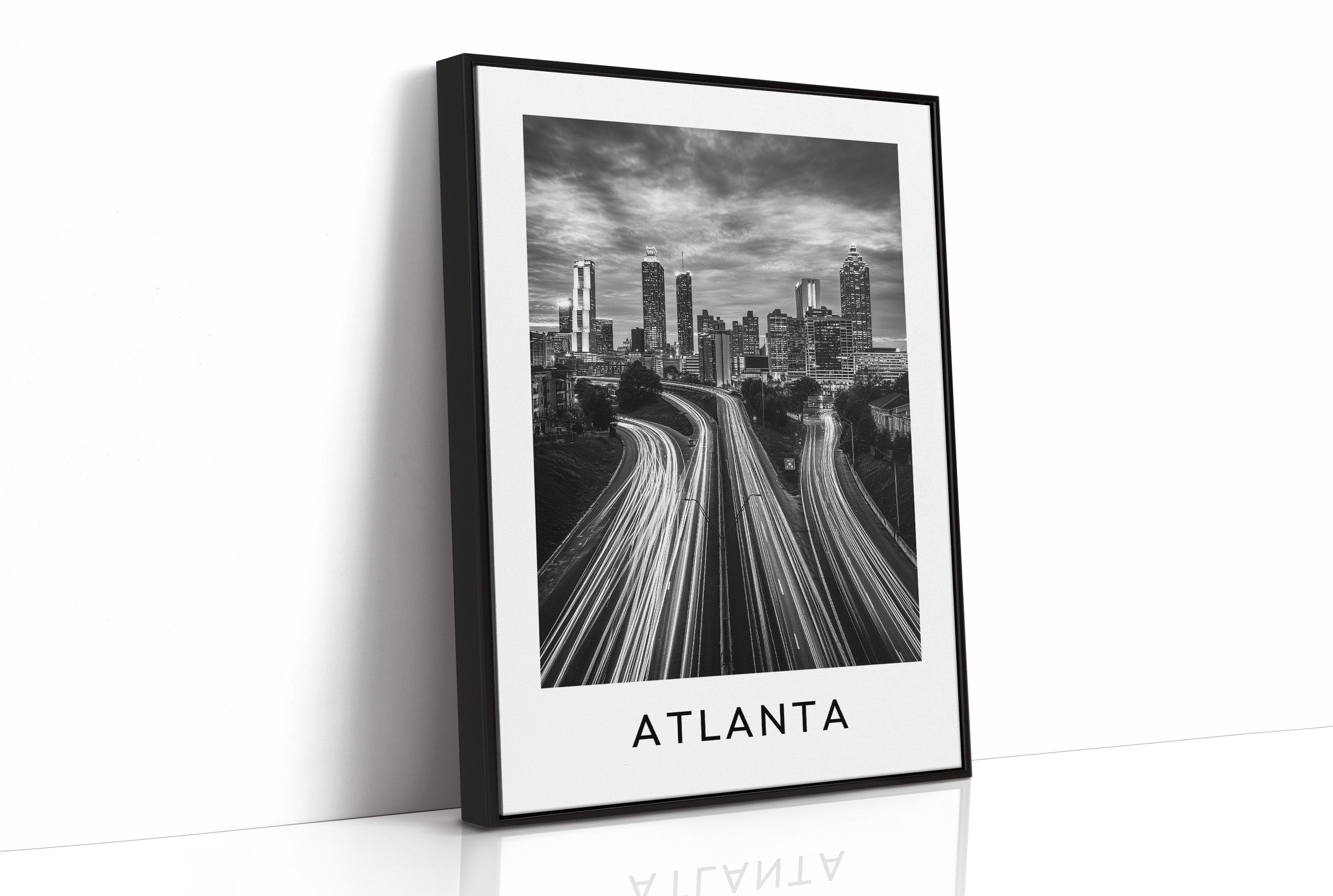 Light Trails Into Downtown
