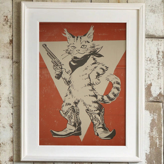 Outlaw Kitten Struts Western Tales