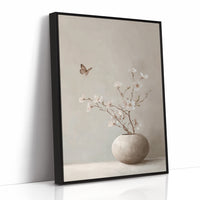 Butterfly Finds Blossoms In Stillness