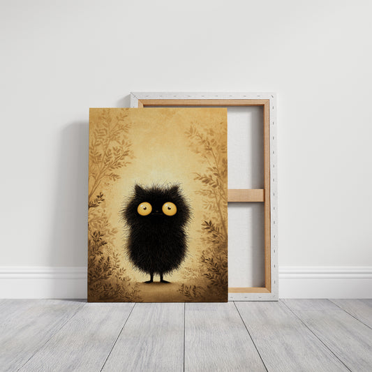 Curious Fluff Meets Golden Light