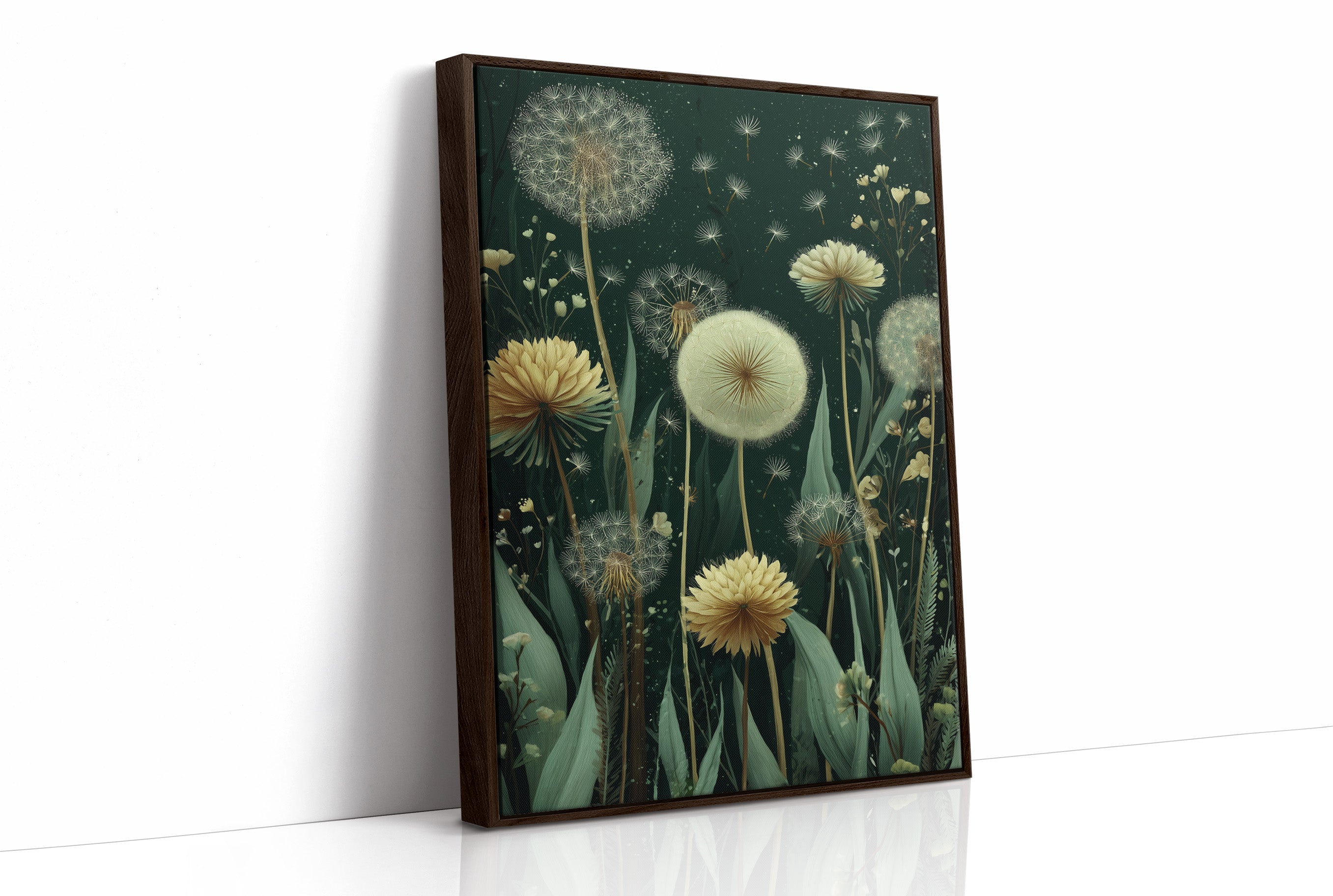Dandelions Dance Under Midnight Stars