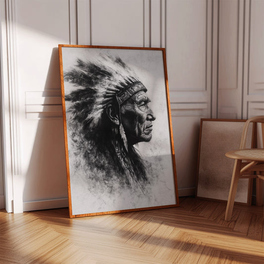 Elder Spirit in Charcoal