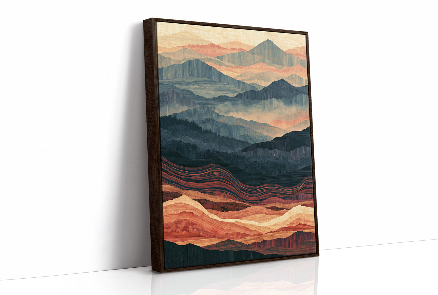 Dusk to Ember in Marquetry