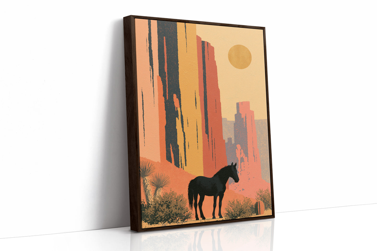 Lone Horse, Striped Mesa Standoff