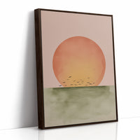 Birds Circle The Coral Dawn