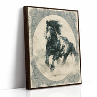 Portrait of a Wind-Torn Stallion