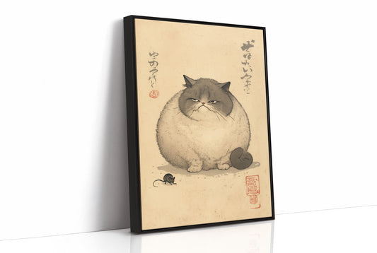 Grumpy Cat Meets Playful Mouse