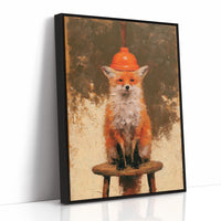 Fox With A Plunger Hat