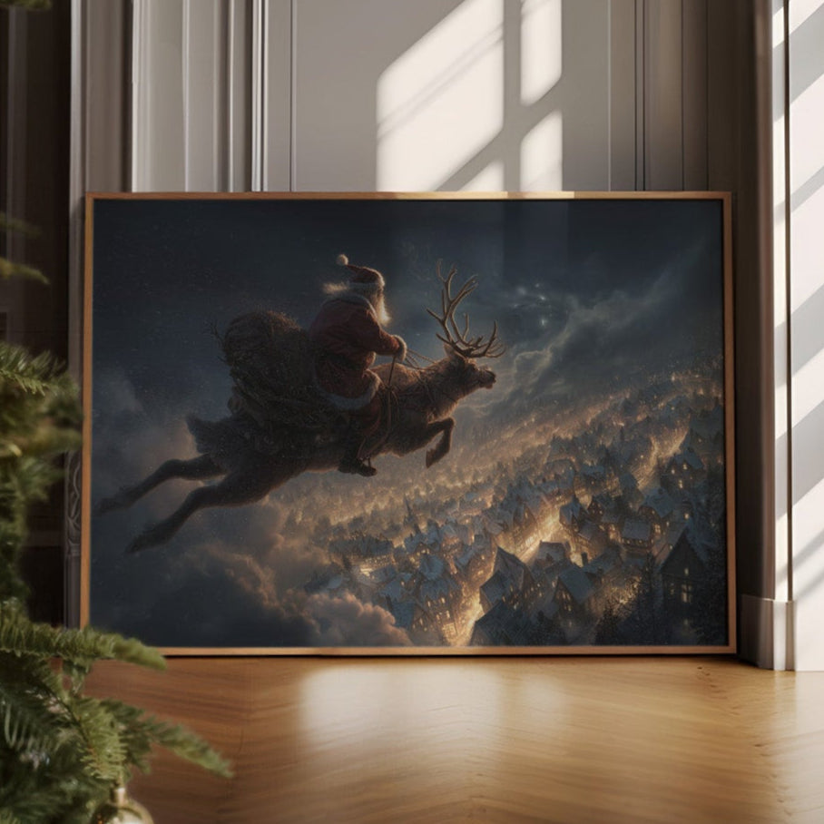 Starlit Flight Above Winter's Dream