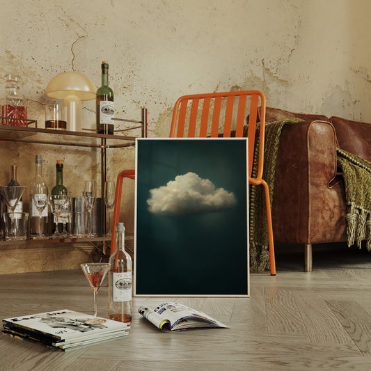 Solitary Cloud in Still Air