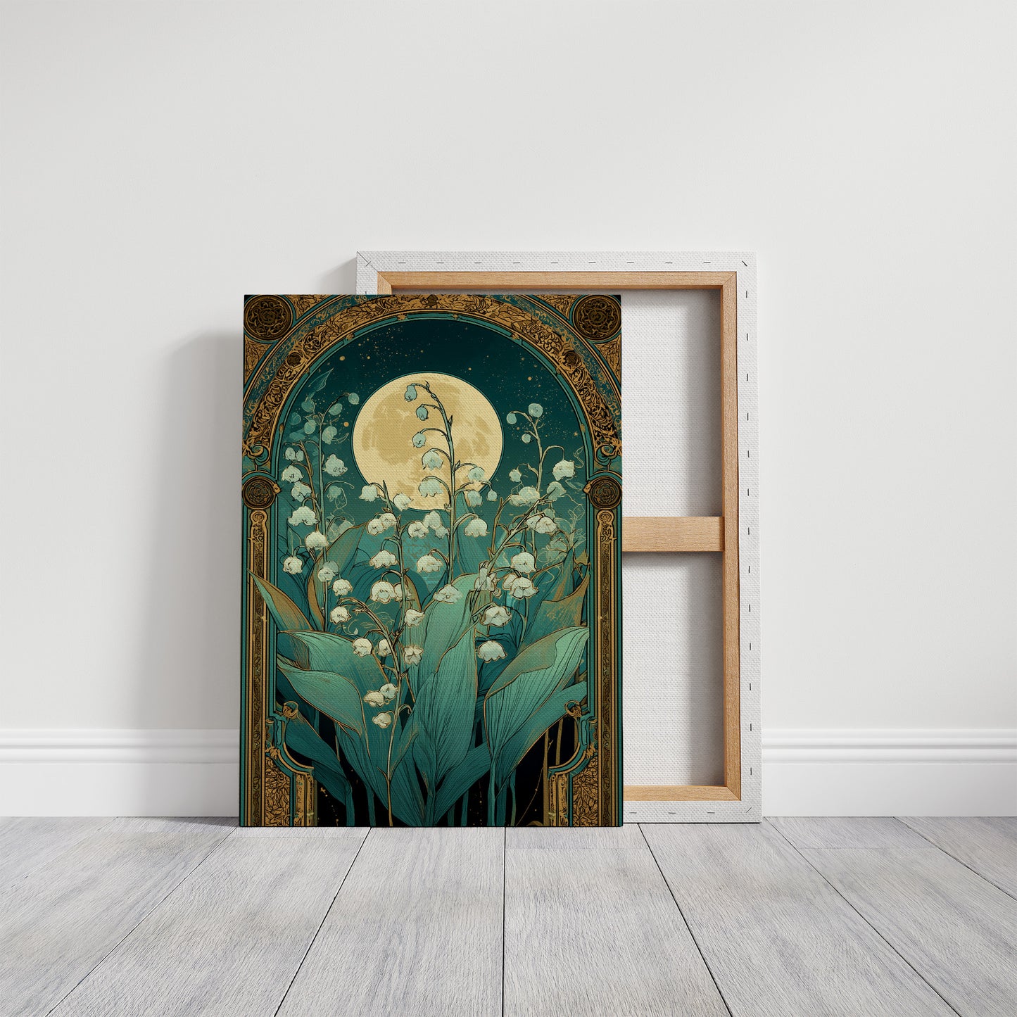 Moonlit Bells Under Starry Arch